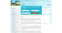 Desktop Screenshot of krabihotelsthailand.net